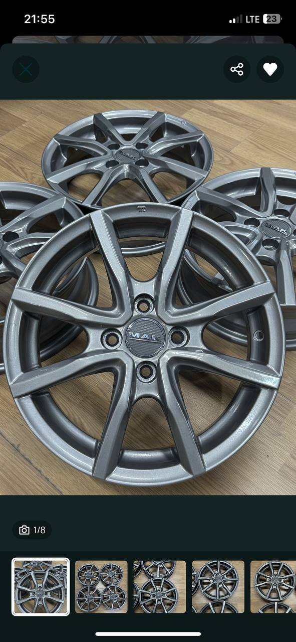 Купити диски r15 4*100 Audi 100 