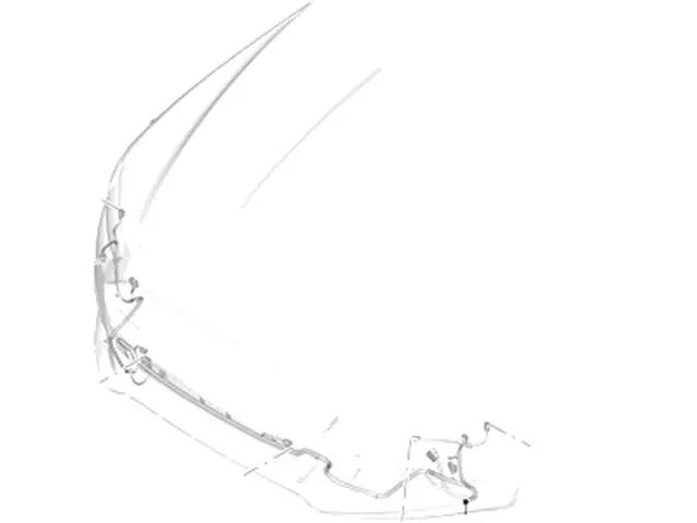 проводка переднього бампера з ПТФ Ford Fusion 2013 р. 