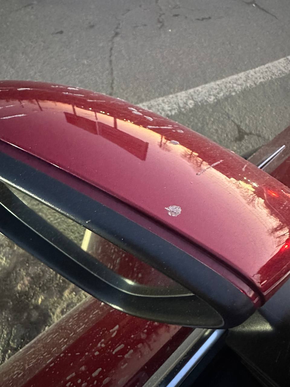 чорні накладки на зеркала Volkswagen 