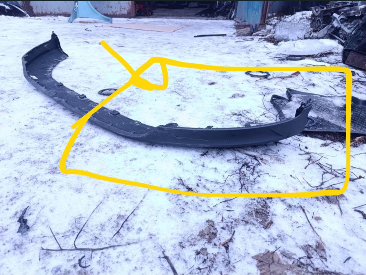 нижня губа бампера 