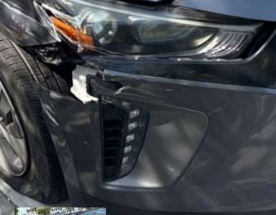 Купити битий бампер Hyundai IONIQ 2017 р. 