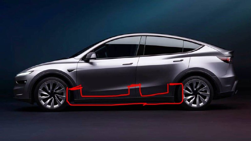 Купити частина порогу Tesla Model Y 2018 р. 