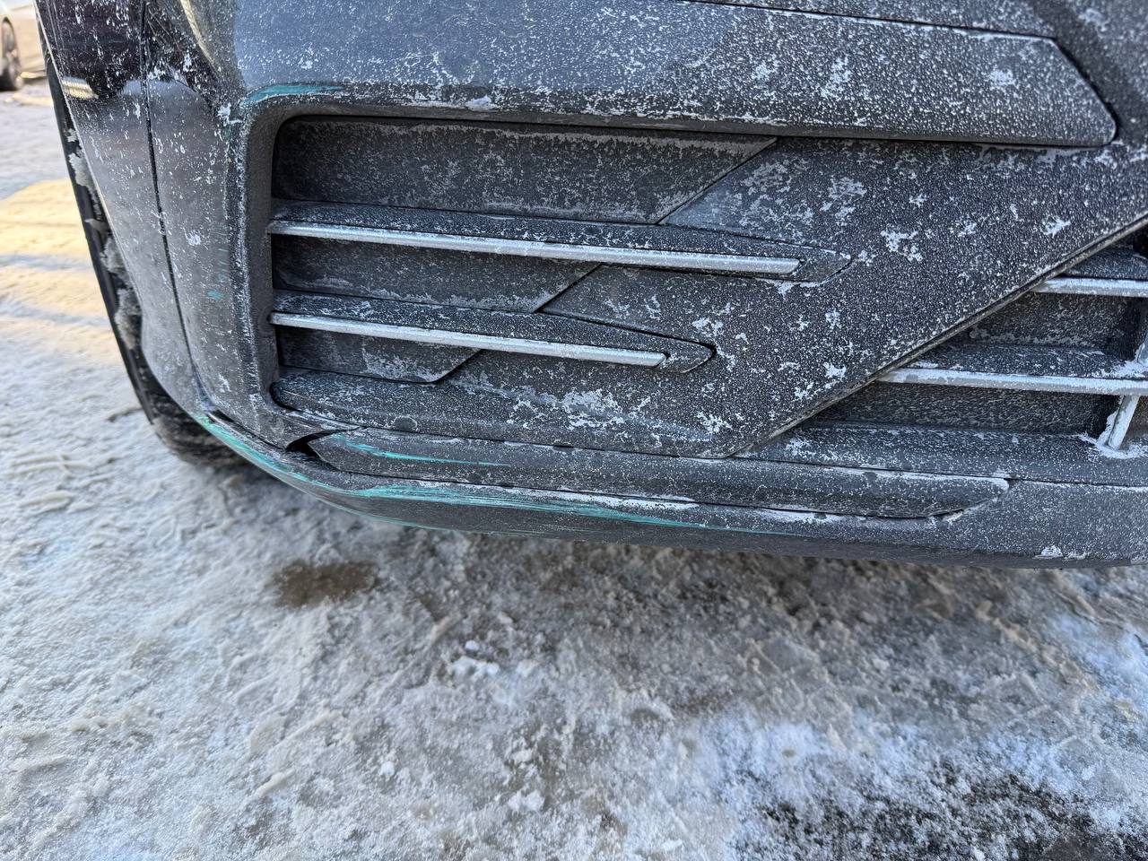 права решітка бампера Volkswagen 