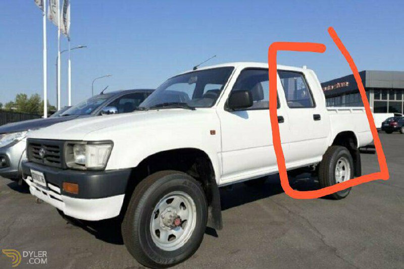 дверь хайлукс Toyota 1995 р. 