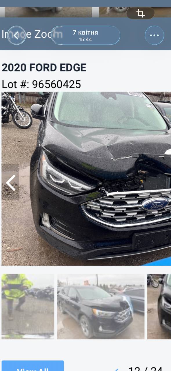 Купити фара Ford Edge 