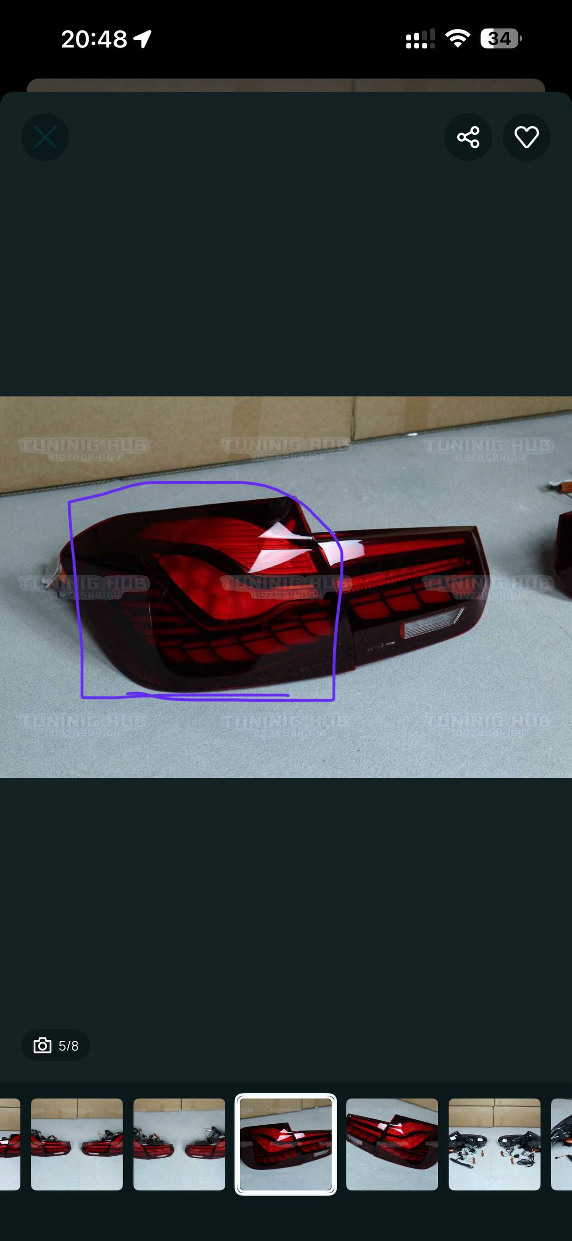 Купити фари задні BMW 3 Series 