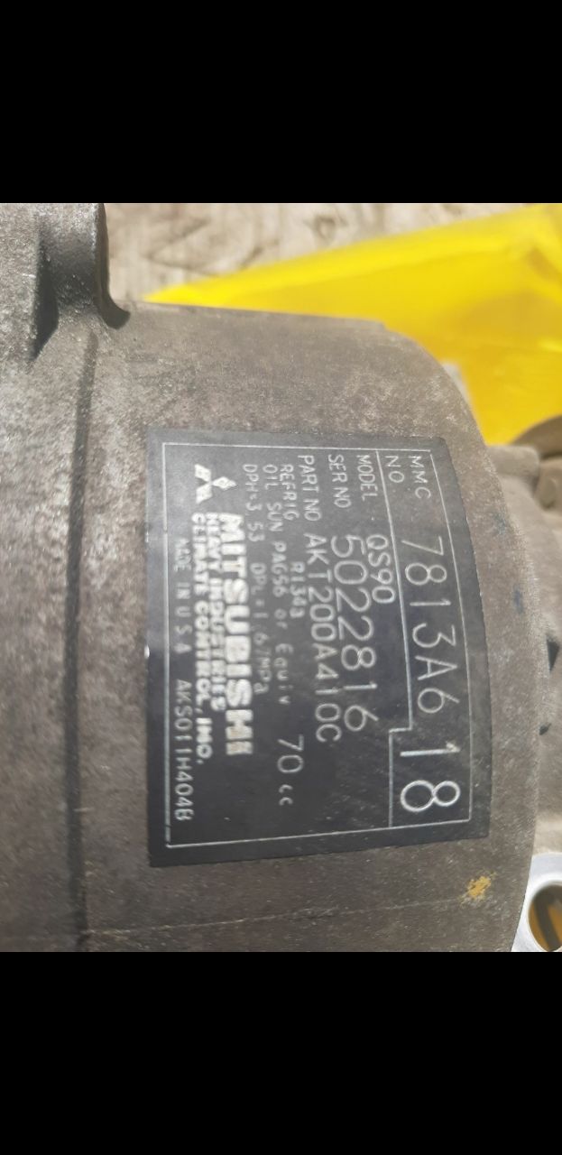 компрессор кондера Mitsubishi Lancer 