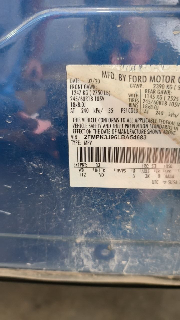 Купити капот Ford Edge 2020 р. 