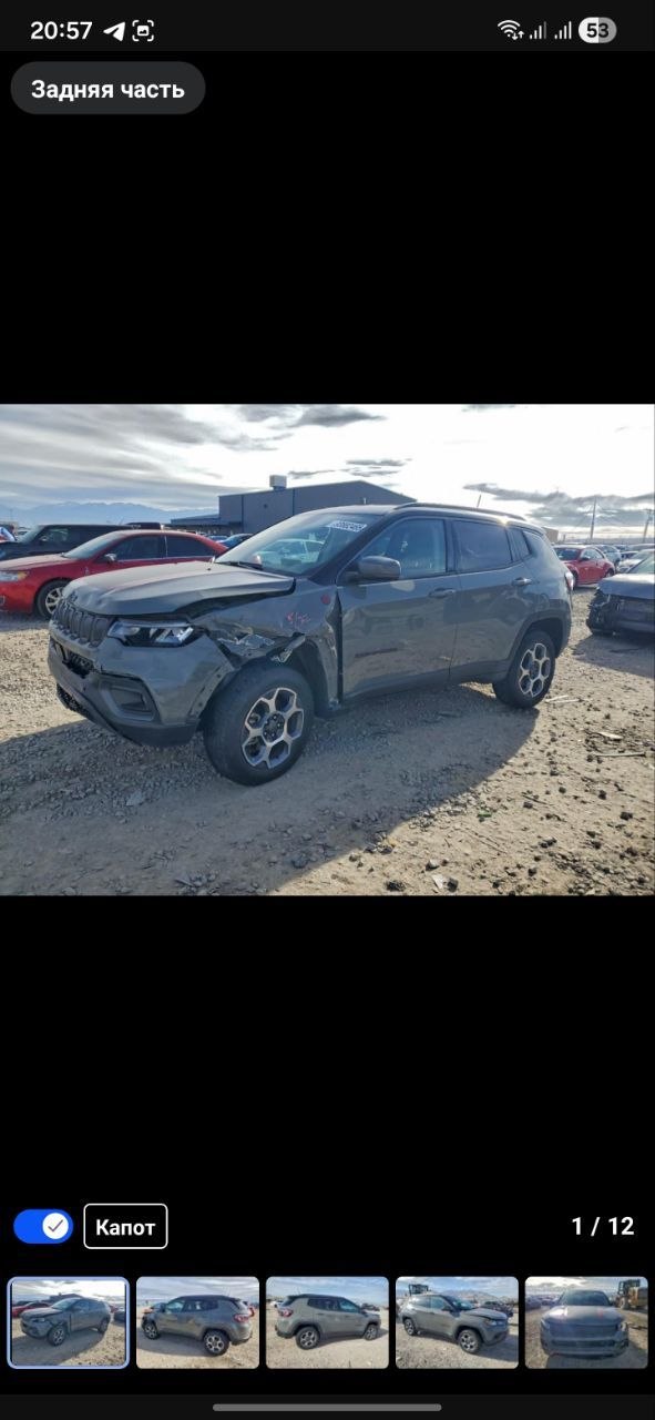 Купити капот Jeep Compass Trailhawk 2022 р. 