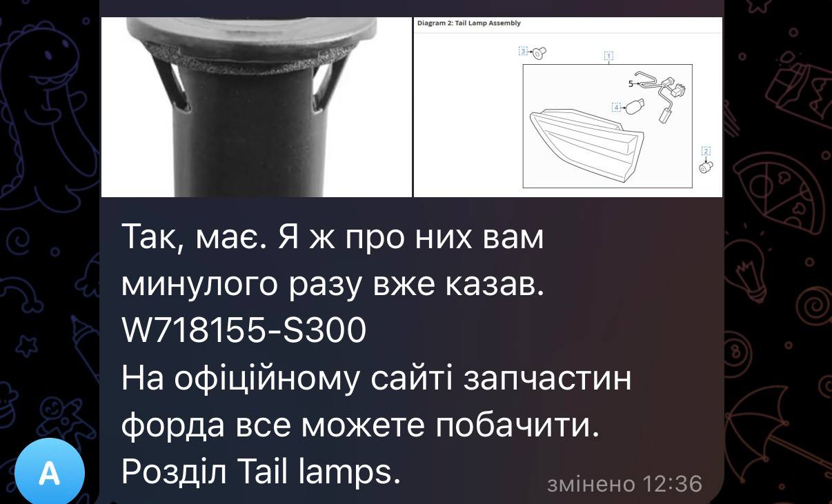 Купити кріплення ліхтарів Ford Escape 2020 р. 