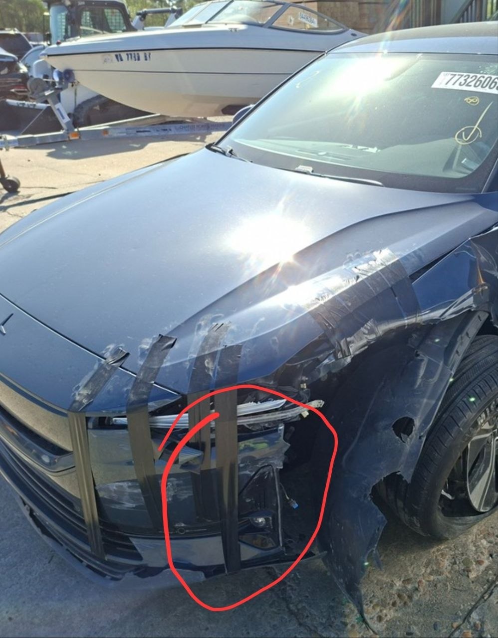 Купити лівa частина бампера полестар 2 24 