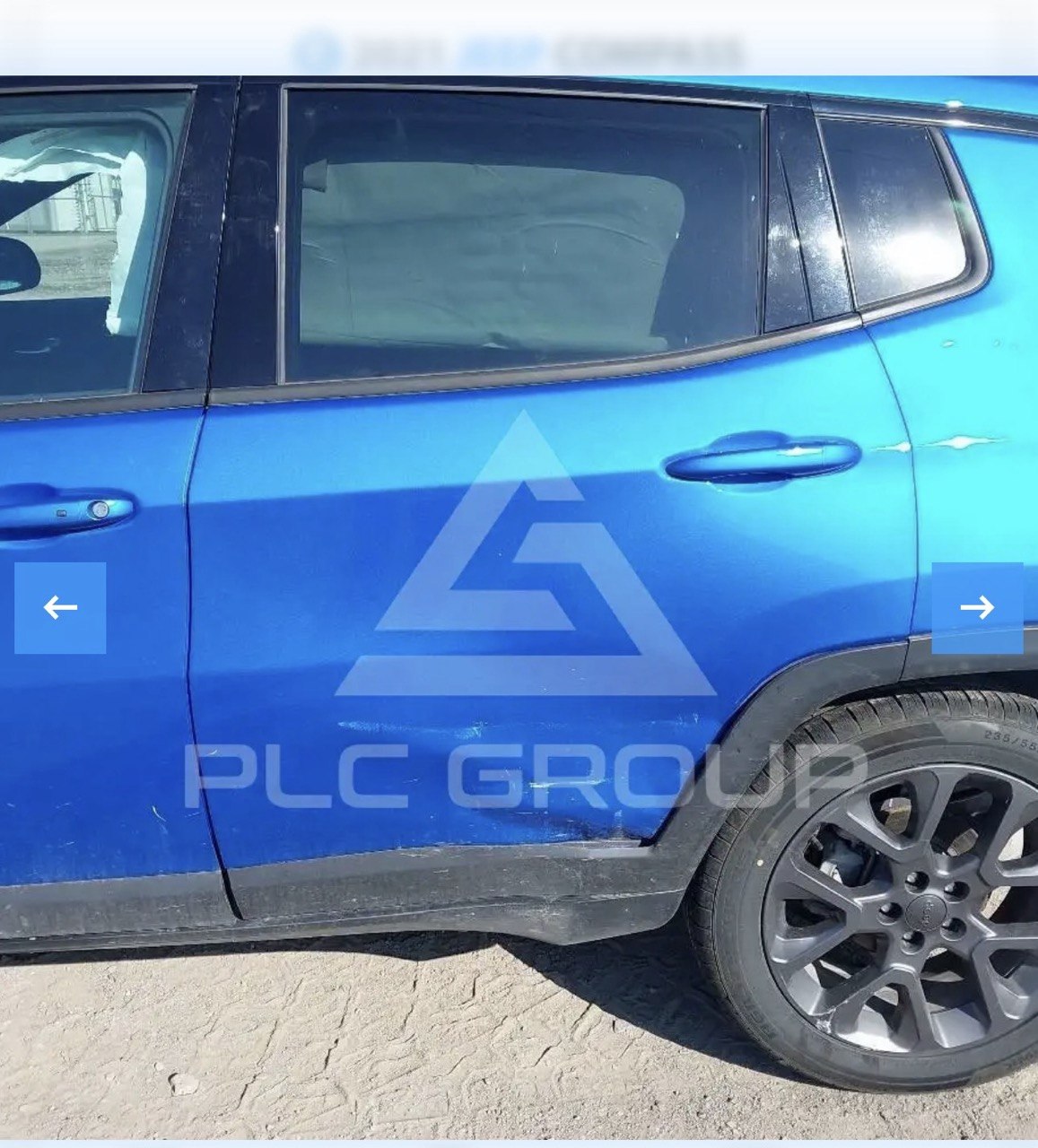 Купити ліві задні двері Jeep Compass 2021 р. 