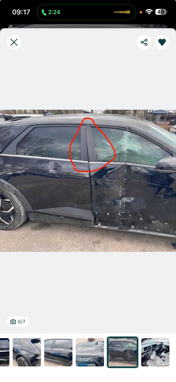 Купити накладки на двері між склом Hyundai 