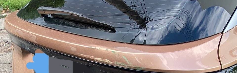 Купити накладку на задню ляду Nissan Ariya 