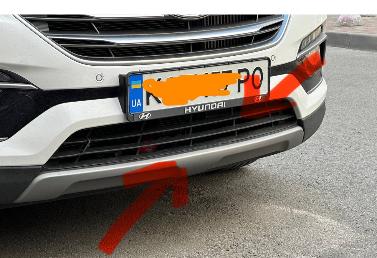 Купити нижня решітка Hyundai 2016 р. 