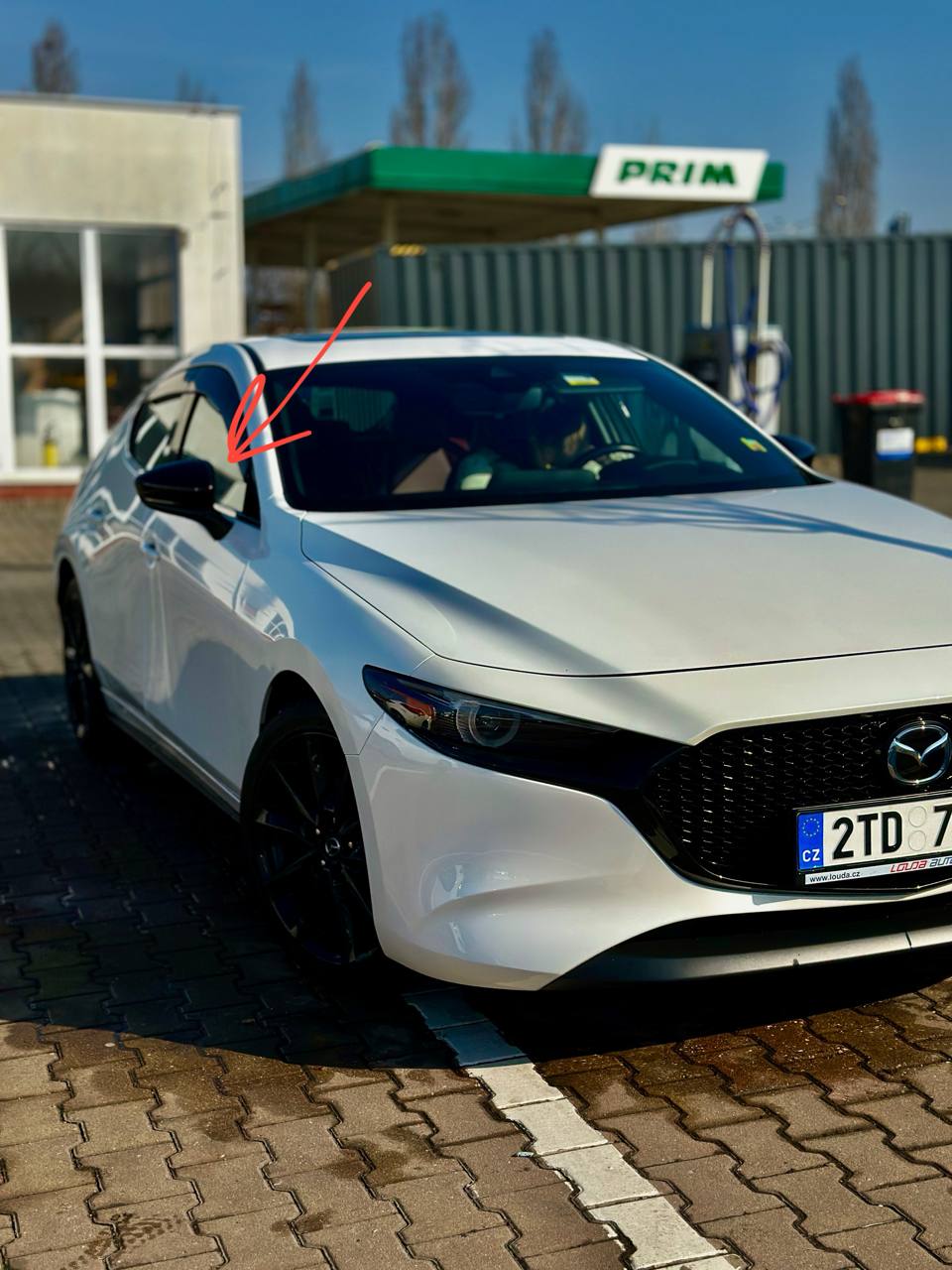 Купити пасажирське праве дзеркало Mazda 3 4го покоління 