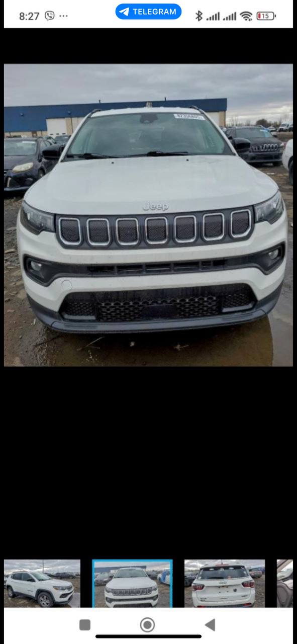 Купити передній бампер Jeep Compass 2022 р. 