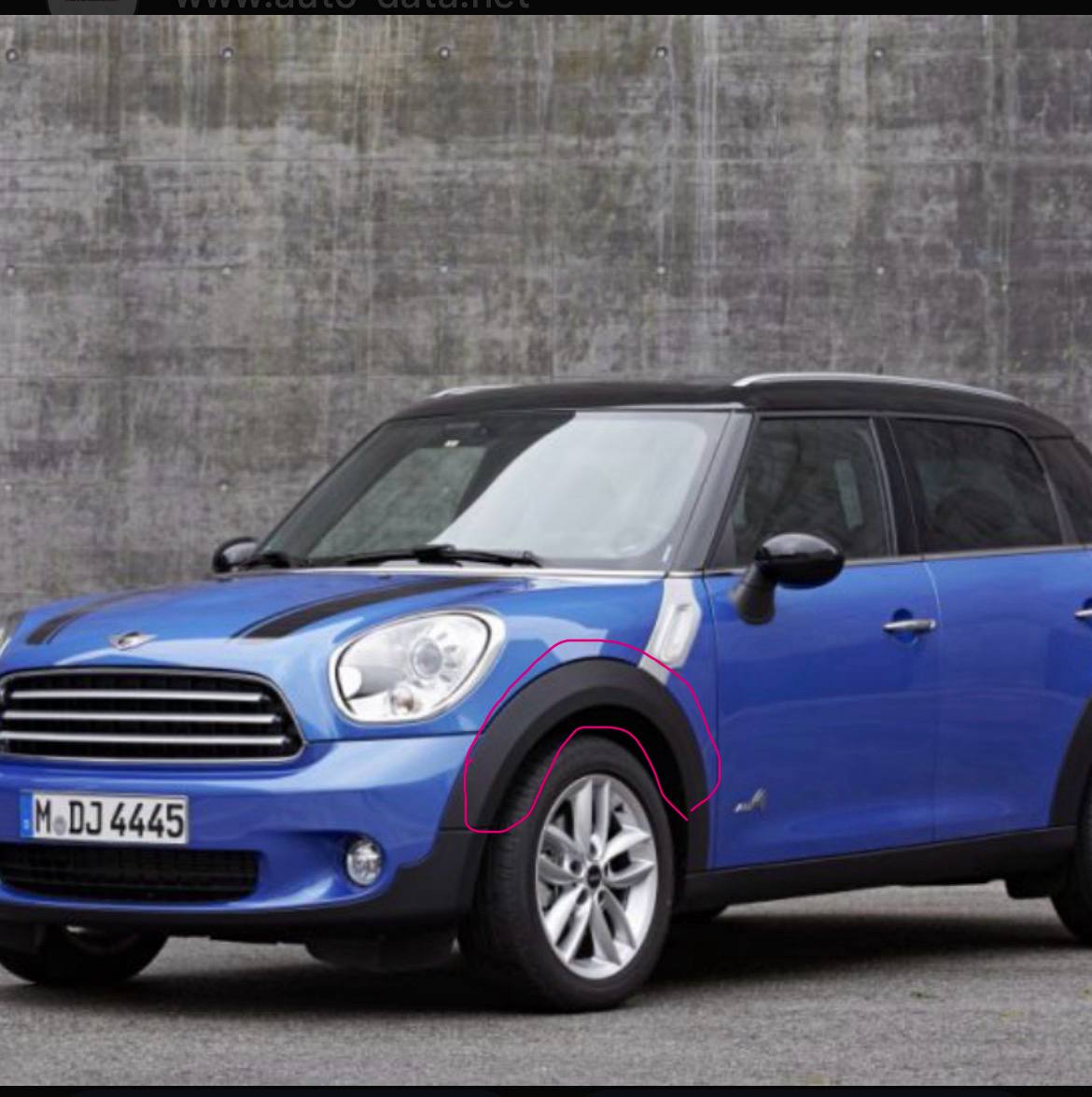 Купити пластик передньої арки (лівий) MINI 2011 р. 