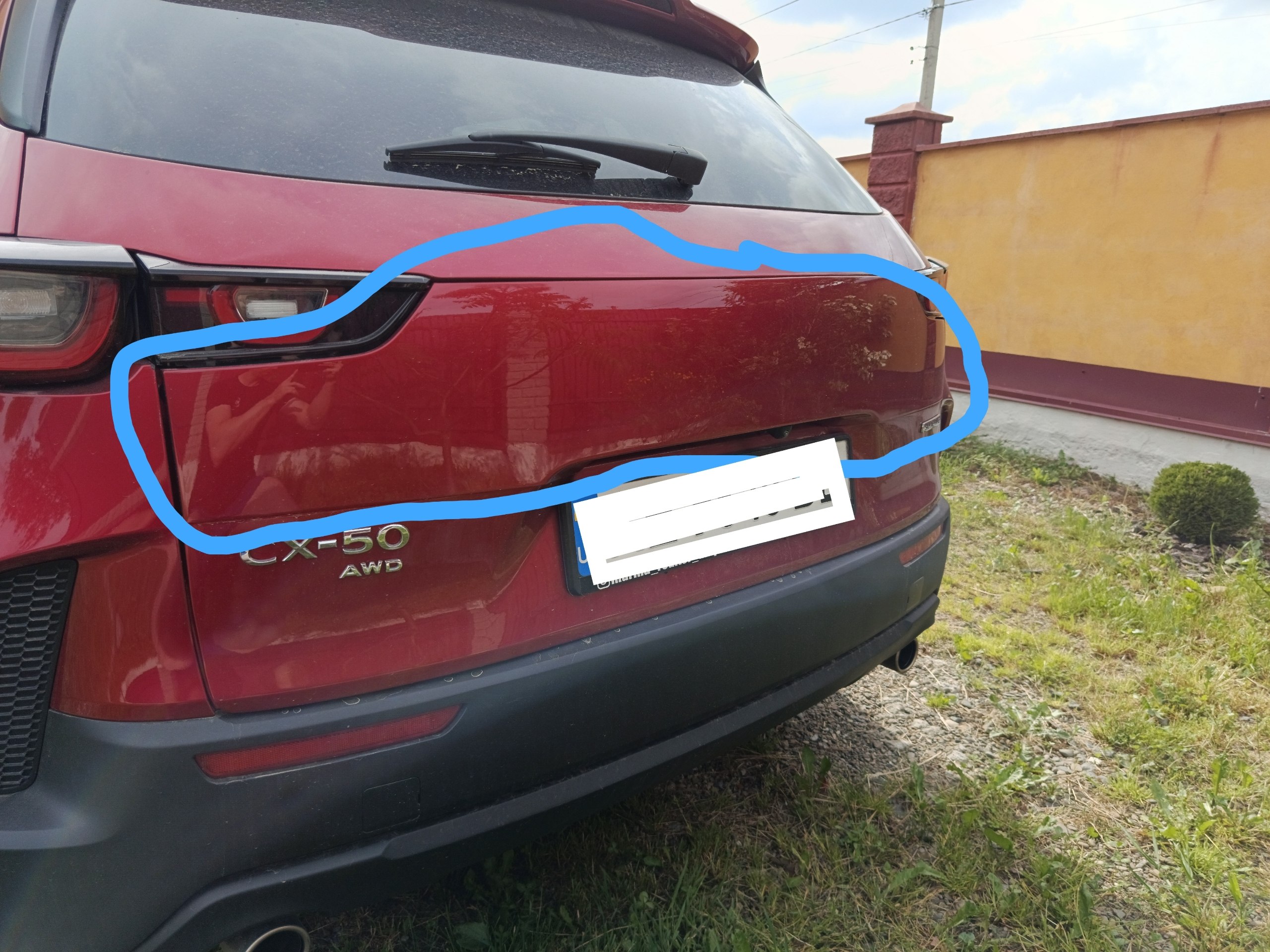 Купити пластикова накладка Mazda CX-50 2024 р. 