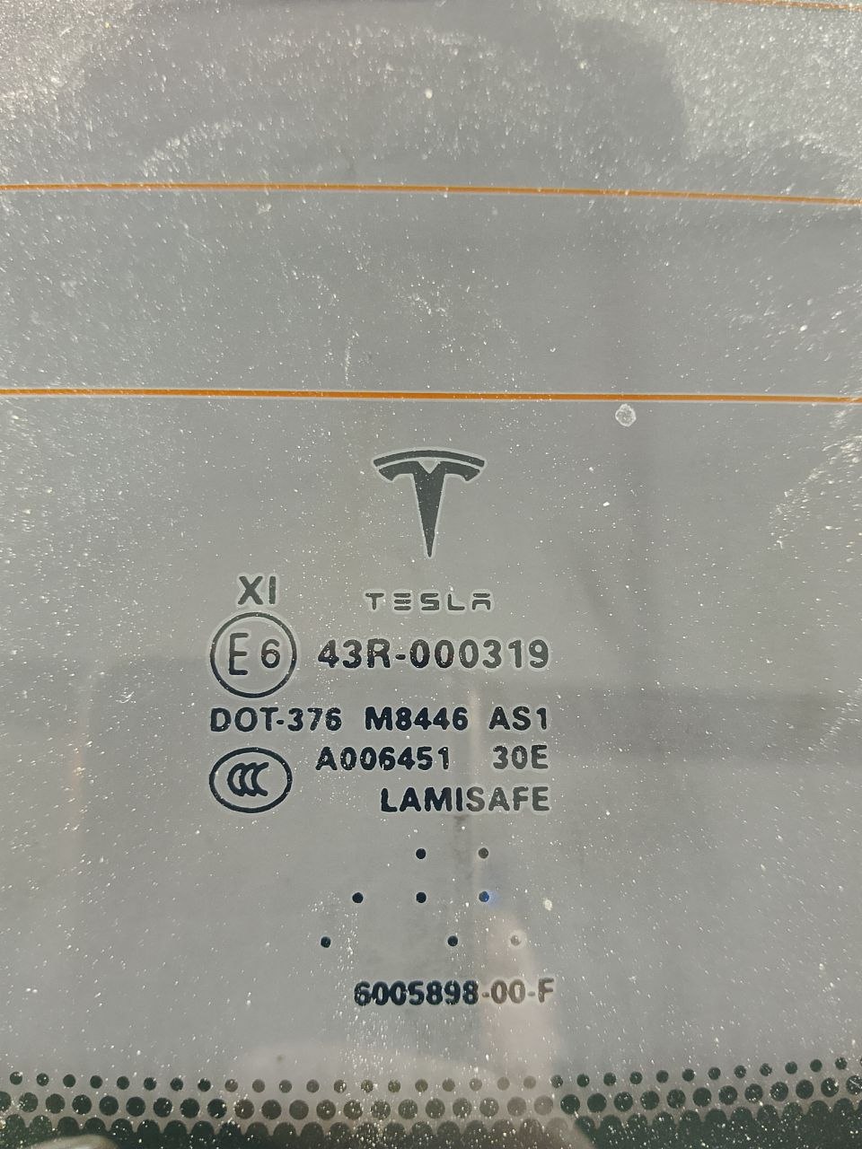 Купити скло задне Tesla Model S рестайл 2016 р. 