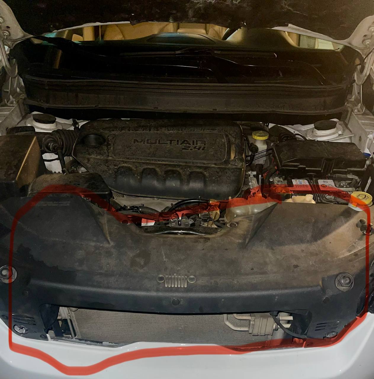 Купити упори капота Jeep Cherokee 