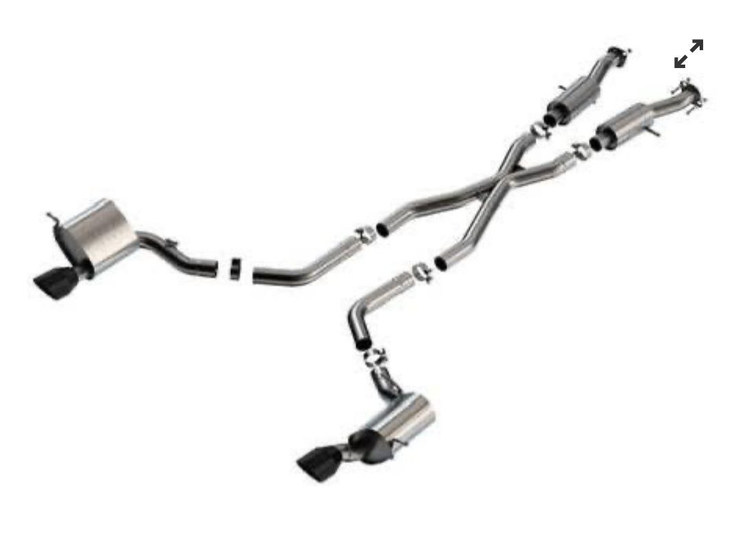 Купити вихлоп Borla 6.4 Jeep Grand Cherokee 
