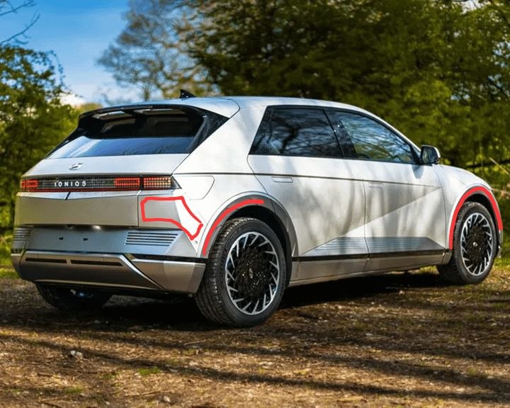Купити задній правий кут бампера Kia 
