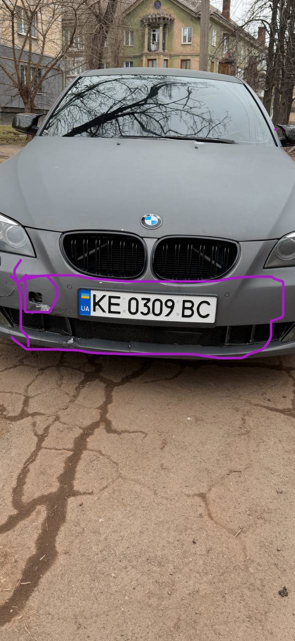 Купити заглушка в бампер BMW M5 
